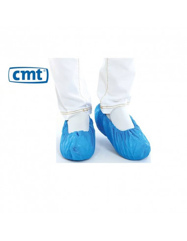 CMT CPE Schoenovertrek Blauw 360x150mm 40micron Geruwd 2000