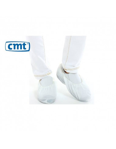 CMT CPE schoenovertrek, wit, 410 x 150 mm, 70 mµ, geruwd 50 Stuks