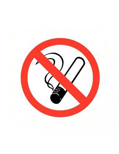 Zakaz palenia płyta twarda około 20 cm