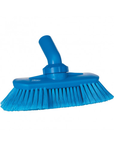 Vikan Hygiene 7067-3 wandborstel, blauw zachte splitvezels, verstelbaar, 240mm