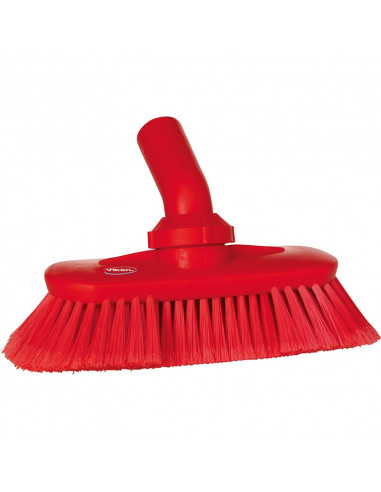 Vikan Hygiene 7067-4 wandborstel, rood zachte splitvezels