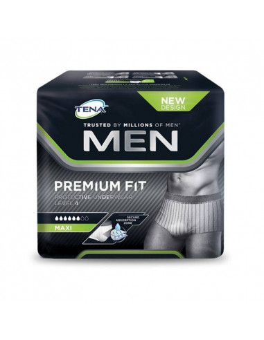 TENA Men Premium Fit Protective Underwear Level 4 L 10 stk