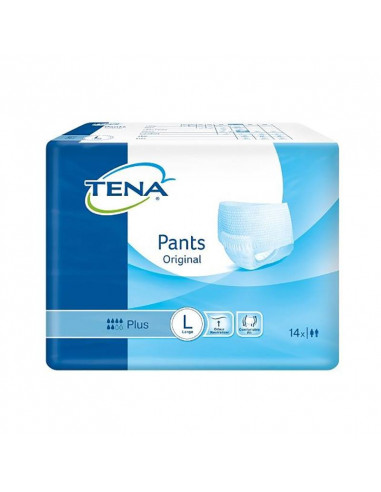 TENA Pants Original Plus Large 14 piezas