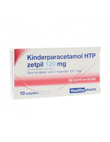 Paracetamol infantil 120 mg Supositorio 10 ST