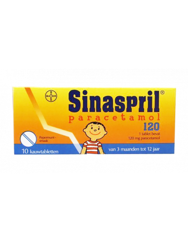 Детский парацетамол Синасприл 120 мг 10 СТ
