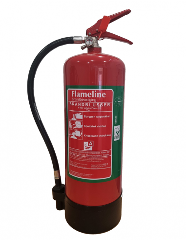 Foam fire extinguisher Flameline Fluorine-free 9L