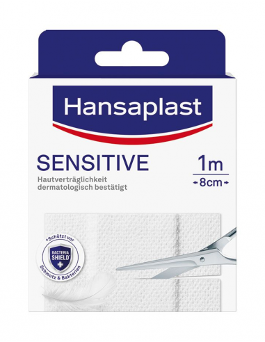 Hansaplast Sensitive 1 mx 8 cm