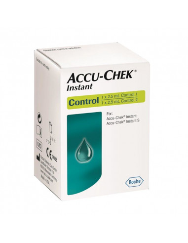 Solução de controle instantâneo Accu-Chek 2 x 2,5 ml