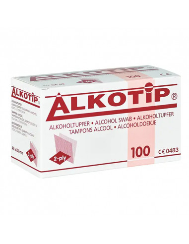 Alkotip Alkoholtupfer G6 03 45 X 83 mm 100 Stk