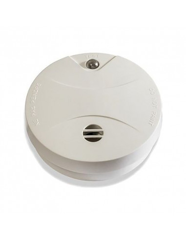 Smoke detector 9V optical pause button