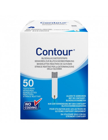 Contour teststrips 50 stuks