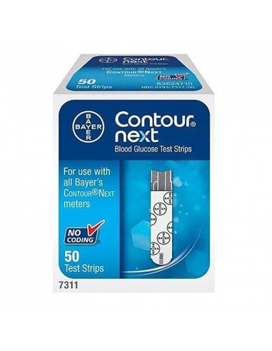 Contour Next bandelette glycemie 50 pièces