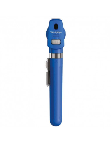 Welch Allyn Pocket LED -optalmoskooppi Royal Blue sis. kahvan