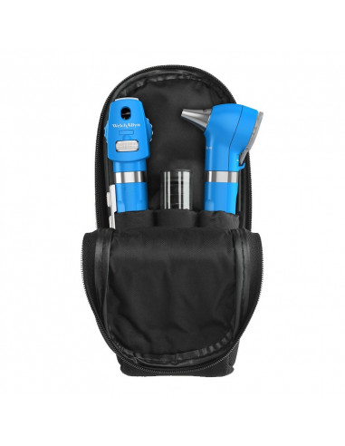 Welch Allyn Pocket Plus LED Royal Blue Set de diagnóstico con estuche blando incluido