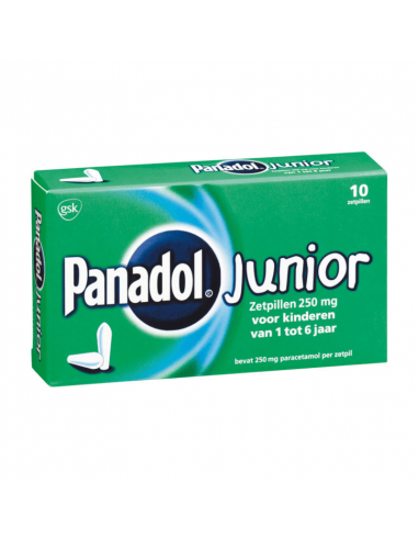 Panadol Junior 250 mg 10 čepića