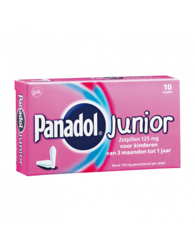 Panadol Junior 125 mg 10 suppositoires