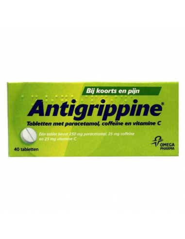 Antigrippine paracetamol 250 mg 40 tablets