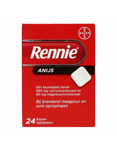 Rennie anise 24 tablets