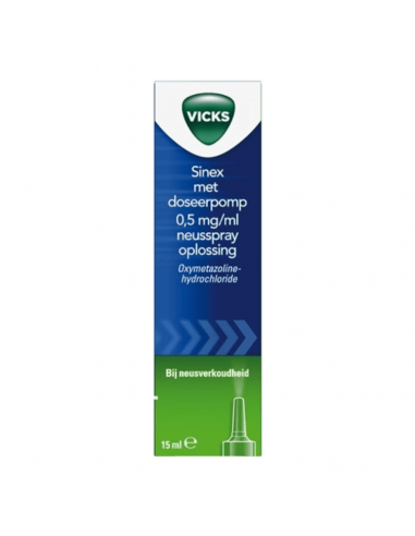 Vicks Sinex 0.5 mg/ml nasal spray 15 ml