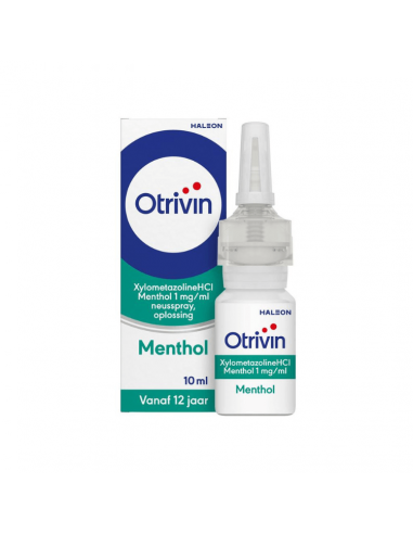 Otrivin Xylometazoline mentol 1 mg/ml aerozol do nosa 10 ml