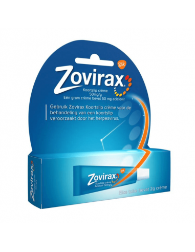 Zovirax cold sore cream 2 grams