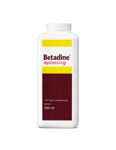 Betadine opløsning 100 mg/ml 500ml