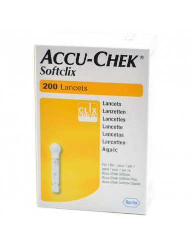 Accu-Chek Softclix 2 Lancetas 200 piezas