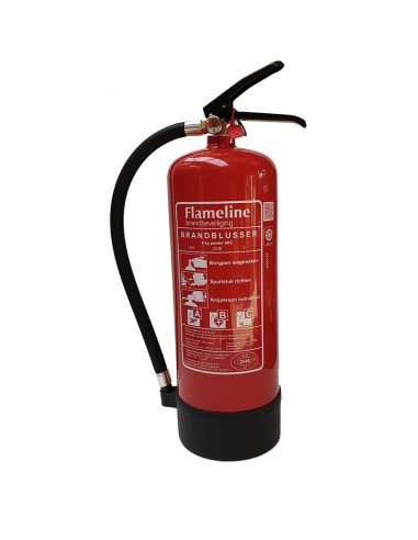 Extintor de polvo Flameline 6 KG ABC