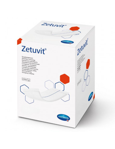 Zetuvit absorbent compress 10 x 10 cm 25 pieces