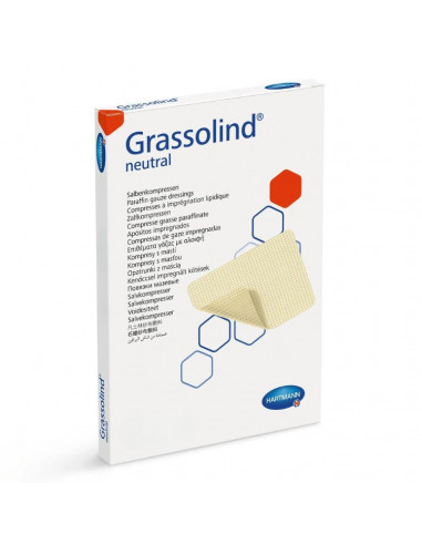 Grassolind ointment compress sterile 7.5 x 10 cm 50 pieces