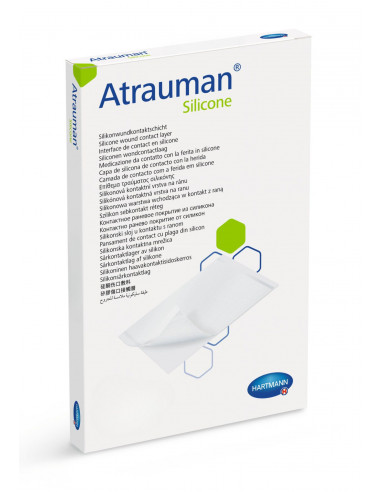 Atrauman Compresa de silicona para heridas 7,5 x 10 cm 10