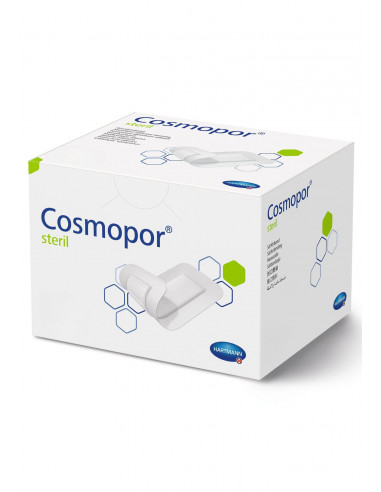 Cosmopor ø-gips/sårbandage steril 8x15cm 25 stk