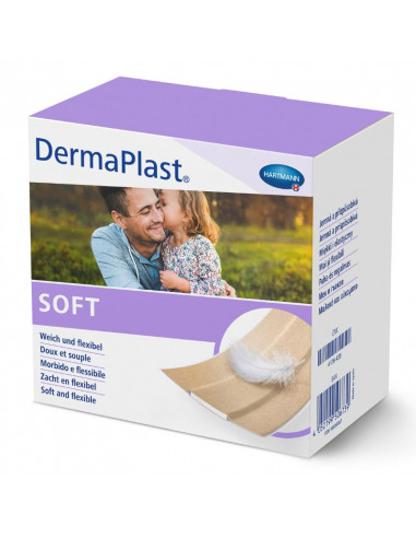 Dermaplast Apósito blando en rollo 5 mx 4 cm