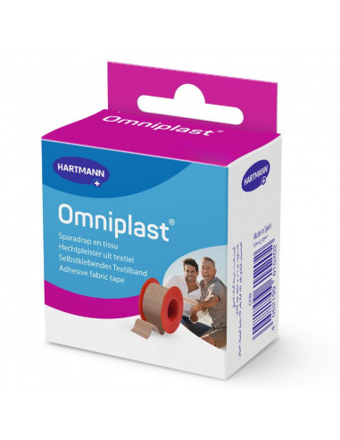 Omniplast adhesive plaster 1.25 cm x 5 m 1 roll