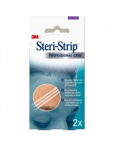 3M Steristrip 1540P hechtstrips 3 mm x 75 mm 3 stuks