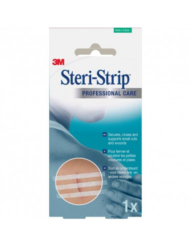 3M Steristrip 1542 liimanauhat 3 mm x 68 mm 3 kpl