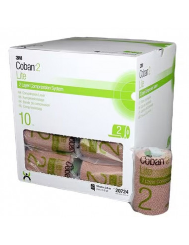 3M Coban 2 Lite Comfort kompressionsbandage 10 cm x 3,5 m