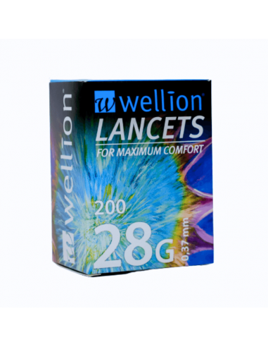 Wellion 28G lansetter 200 stycken