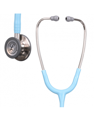 Littmann Classic III Fonendoscopio 5912C campana de acabado en acero inoxidable, tubo azul marino