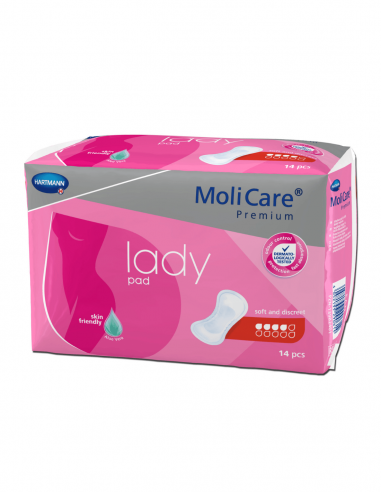 MoliCare Premium Lady Pad inlegkruisjes 4 druppels 14 stuks