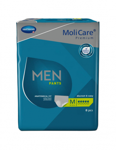 MoliCare Premium MEN Брюки при недержании 5 капель Средний 8 шт.