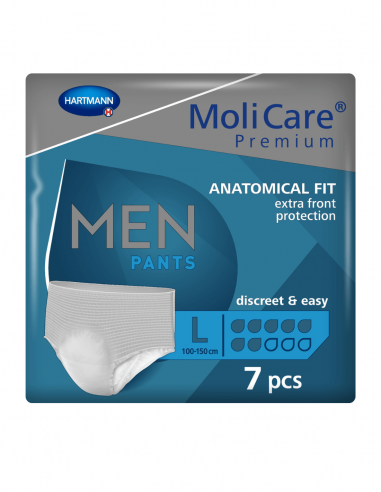 MoliCare Premium MEN Брюки при недержании 7 капель Большие 7 шт.