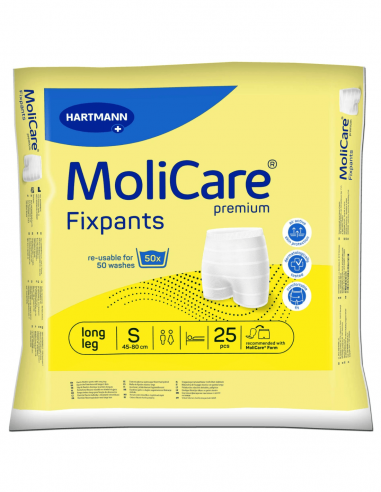 Штаны MoliCare Premium Fixation, длинные, маленькие, 25 шт.