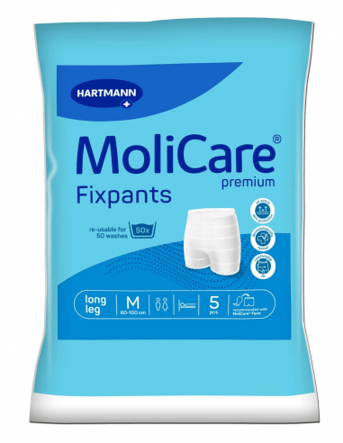 MoliCare Premium Fixatiebroekjes Long Leg Medium 5 stuks