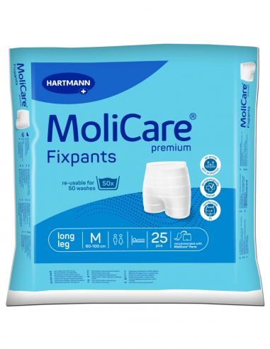 Штаны MoliCare Premium Fixation, длинные, средние, 25 шт.