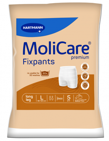 Штаны MoliCare Premium Fixation, длинные, большие, 5 шт.