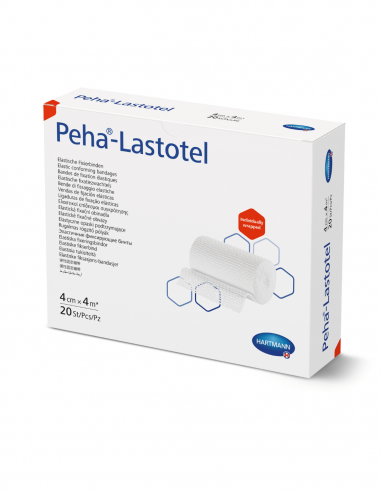 Бинт Peha-Lastotel эластичный фиксирующий 4 м х 4 см 20 шт.