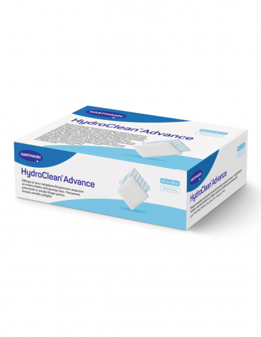 HydroClean Advance Absorberend verband 10 x 10 cm 10 stuks