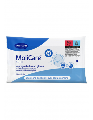 MoliCare Skin toallitas húmedas 8 piezas