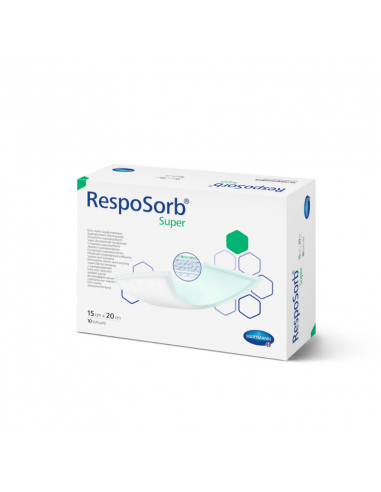 Resposorb Super Absorbent bandage 15 x 20 cm 10 st